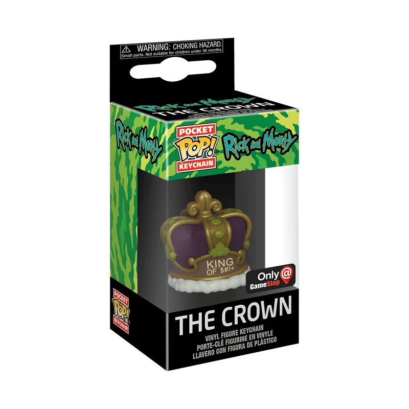 The Crown Funko Pop from Rick and Morty