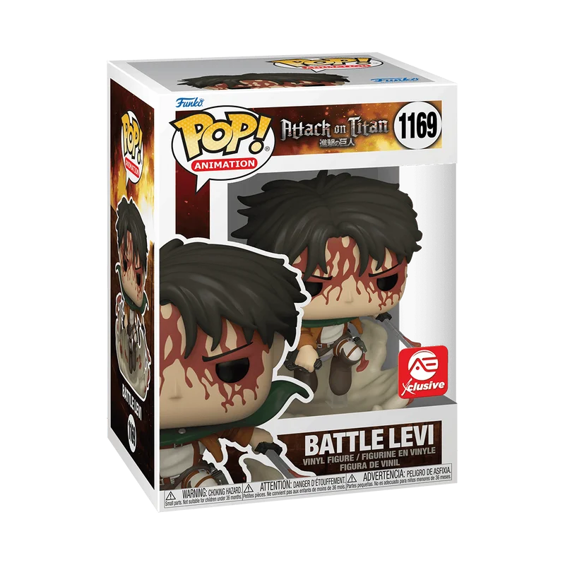 Battle Levi #1169 Funko Pop from Attack on Titan