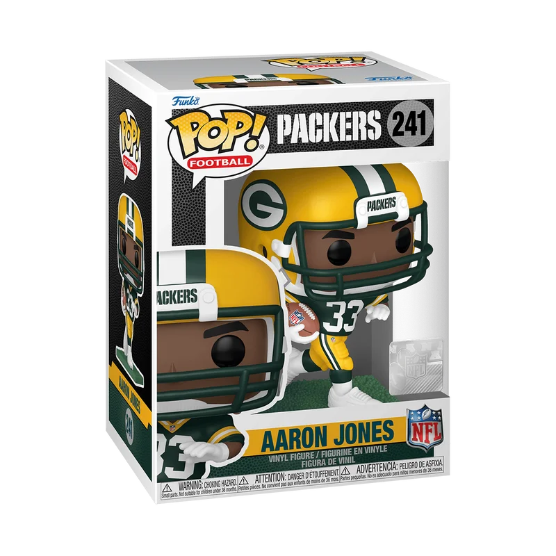 Aaron Jones #241 Funko Pop from Packers