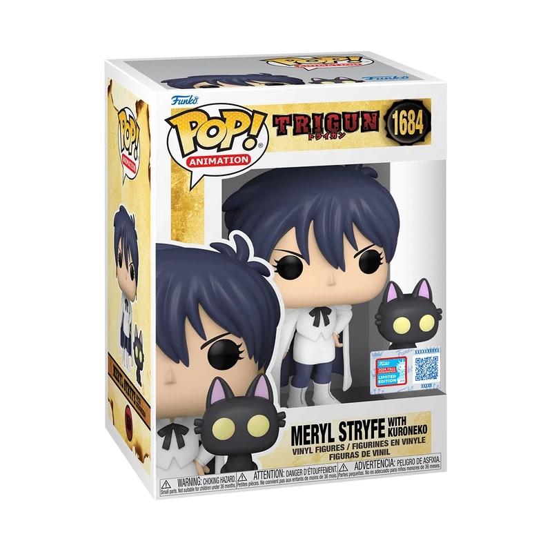 Meryl Stryfe with Kuroneko #1684 Funko Pop from Trigun