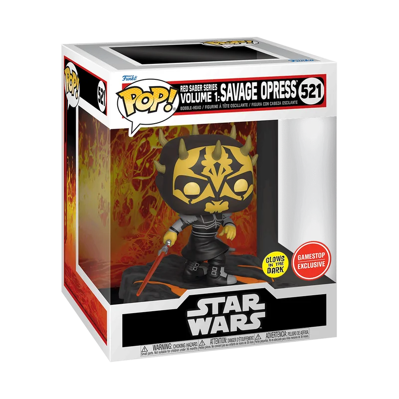 Red Saber Series Volume 1: Savage Opress #521 Funko Pop from Star Wars