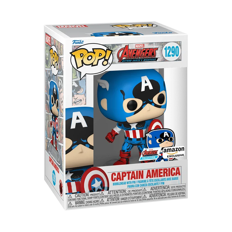 Captain America #1290 Funko Pop from Avengers Beyond Earth`s Mightiest