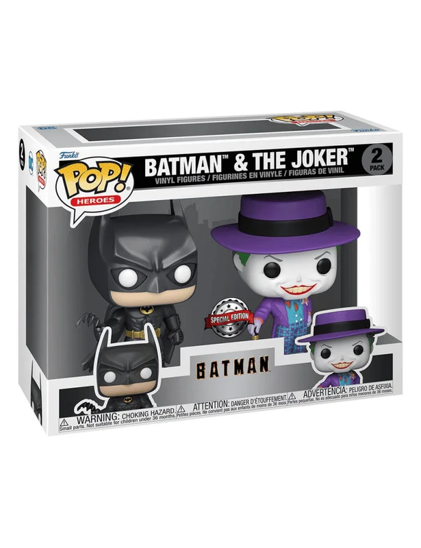 Batman & The Joker #2 PACK Funko Pop from Batman