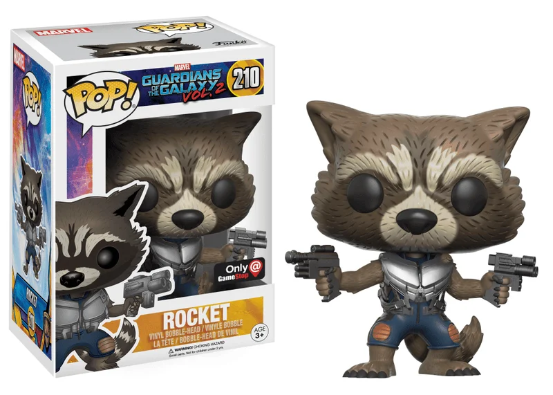 Rocket #210 Funko Pop from Guardians of the Galaxy Vol 2