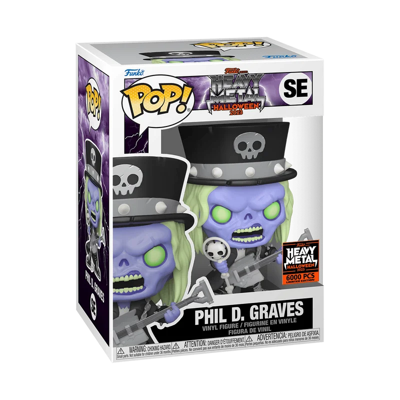 Phil D. Graves #SE Funko Pop from Heavy Metal Halloween 2023