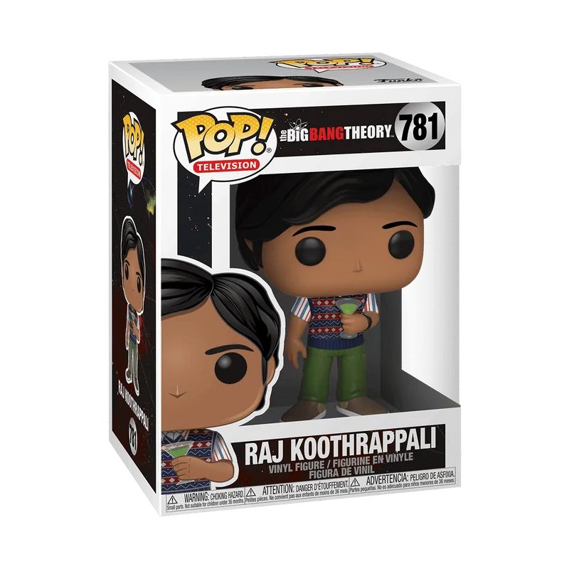 Raj Koothrappali #781 Funko Pop from Big Bang Theory