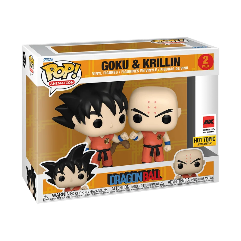 Goku & Krillin #2 PACK Funko Pop from Dragon Ball