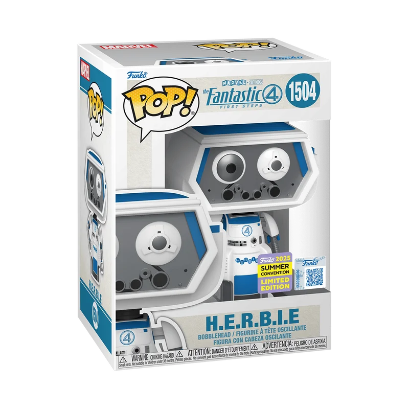 H.E.R.B.I.E. #1504 Funko Pop from The Fantastic 4 First Steps