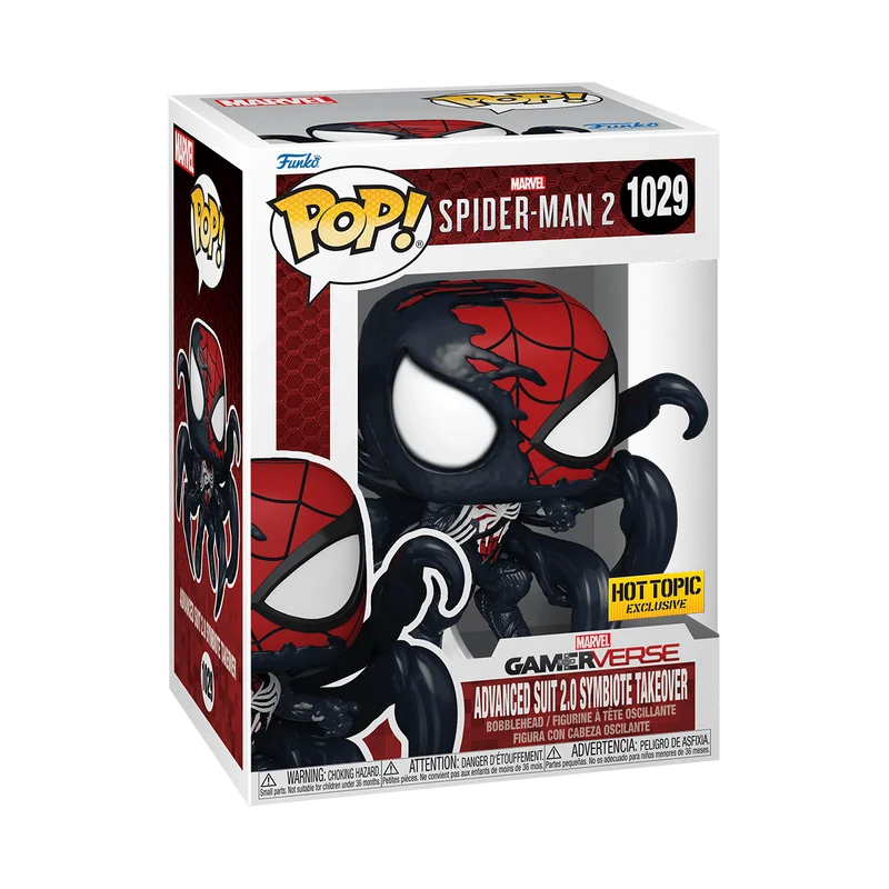 Advanced Suit 2.0 Symbiote Takeover #1029 Funko Pop from Spider-Man 2