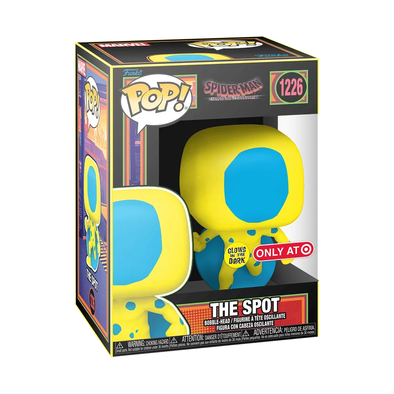 The Spot #1226 Funko Pop from Spider-man Across the Spiderverse