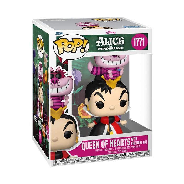 Queen of Hearts with Cheshire Cat #1771 Funko Pop from Alice in Wonderland