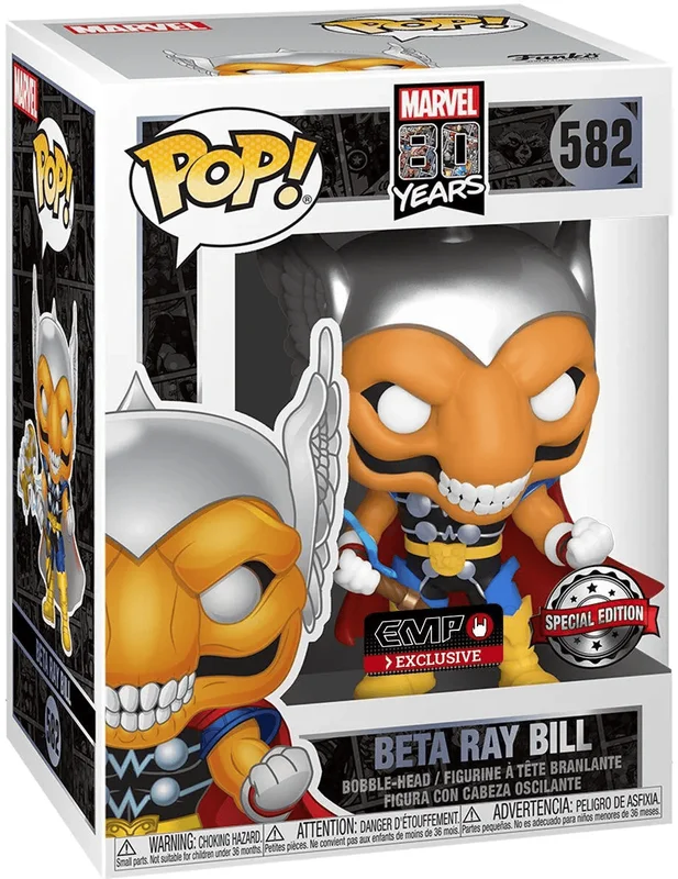 Beta Ray Bill #582 Funko Pop from Marvel 80 Years