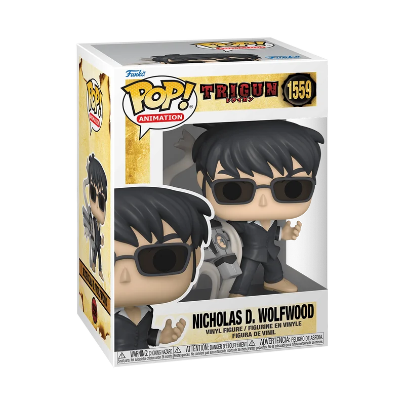 Nicholas D. Wolfwood #1559 Funko Pop from Trigun