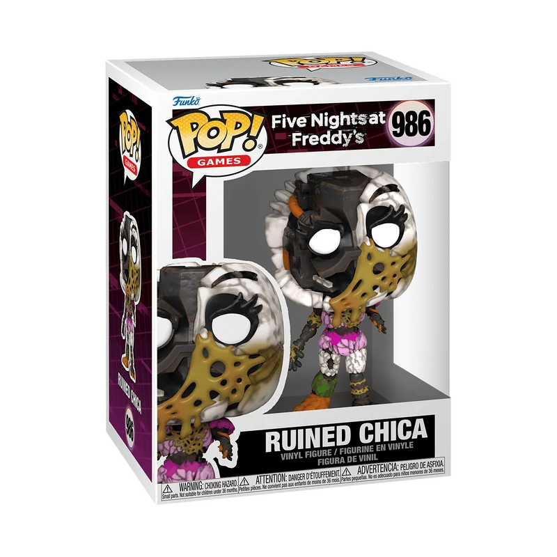 Ruined Chica #986 Funko Pop from Five Nights at Freddy's