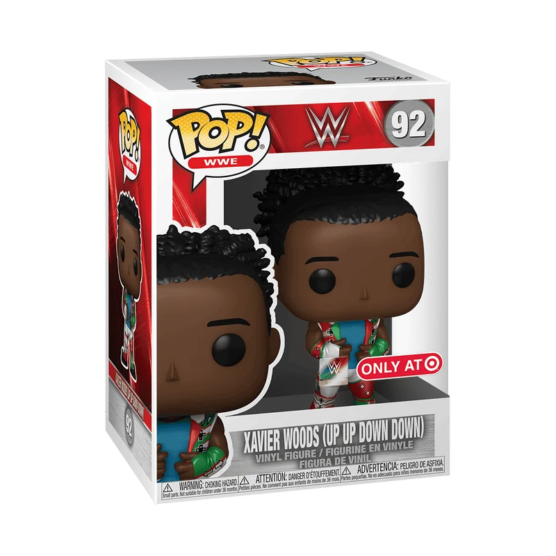 Xavier Woods (Up Up Down Down) #92 Funko Pop from WWE