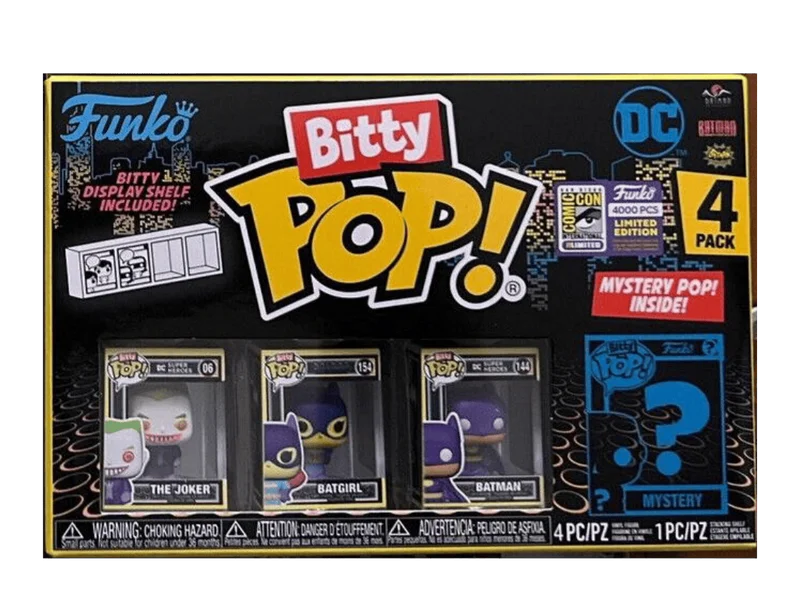 DC #4 PACK Funko Pop from DC