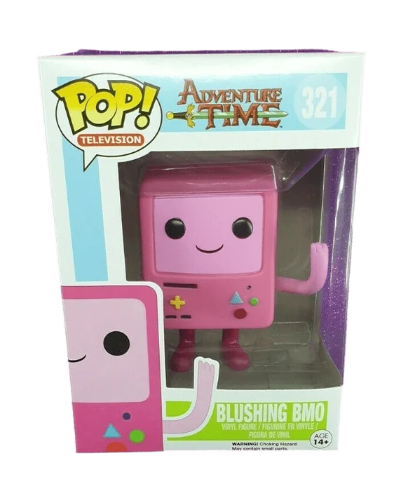 Blushing BMO #321 Funko Pop from Adventure Time