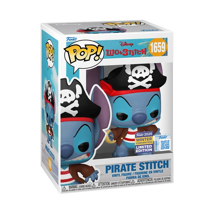 Pirate Stitch #1659 Funko Pop from Lilo & Stitch