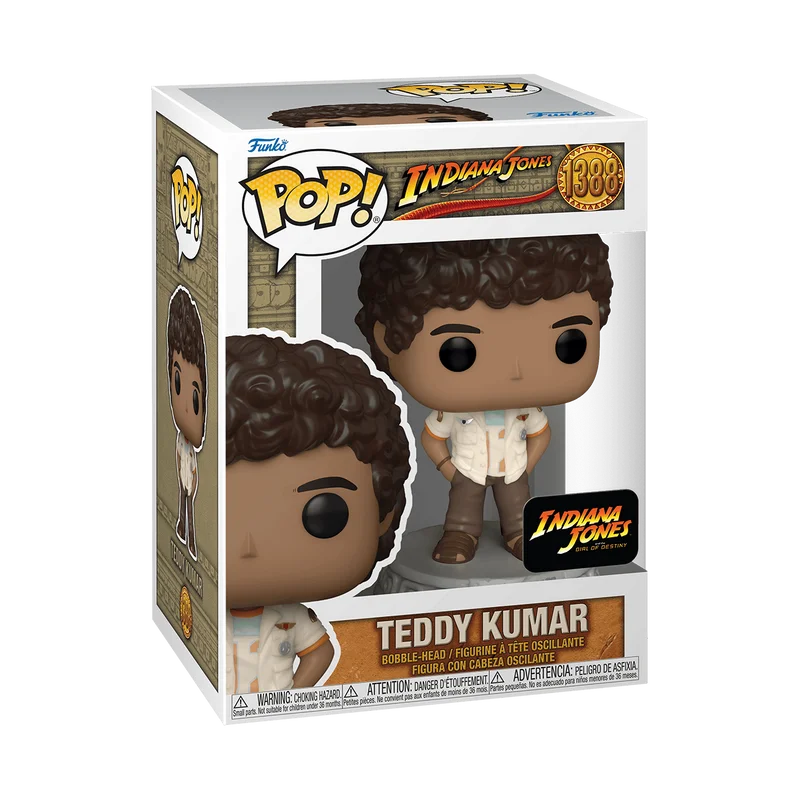 Teddy Kumar #1388 Funko Pop from Indiana Jones