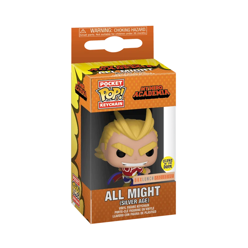 Silver Age All Might Funko Pop from My Hero Academia