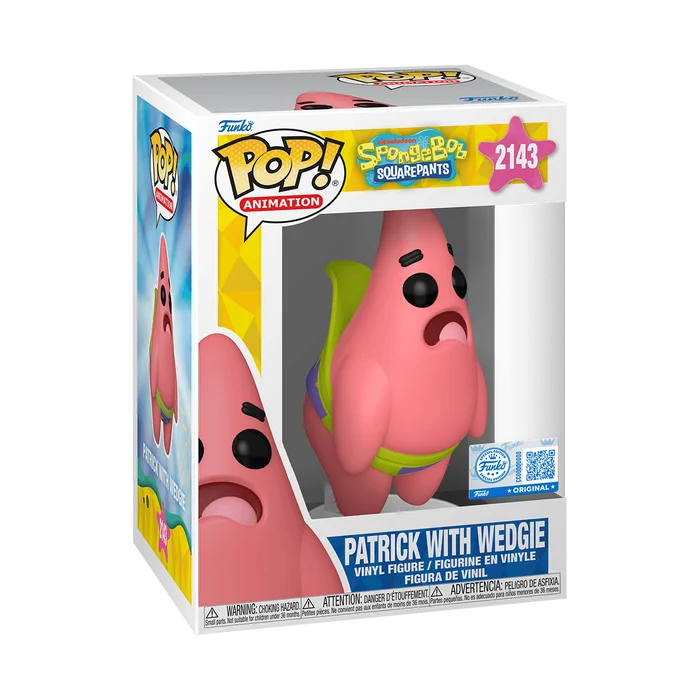 Patrick with Wedgie #2143 Funko Pop from Spongebob Squarepants