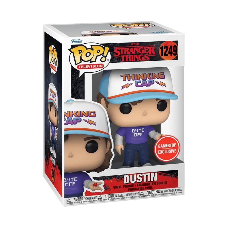 Dustin #1249 Funko Pop from Stranger Things
