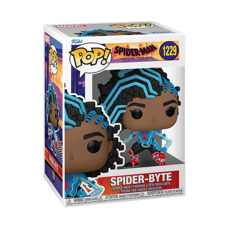 Spider-Byte #1229 Funko Pop from Spider-Man Across the Spiderverse