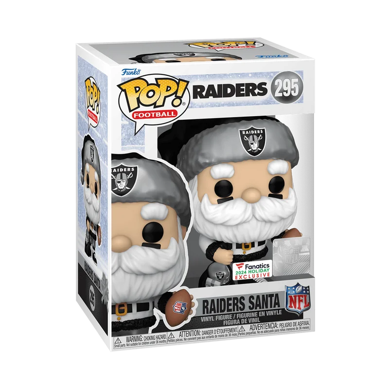 Raiders Santa #295 Funko Pop from Raiders