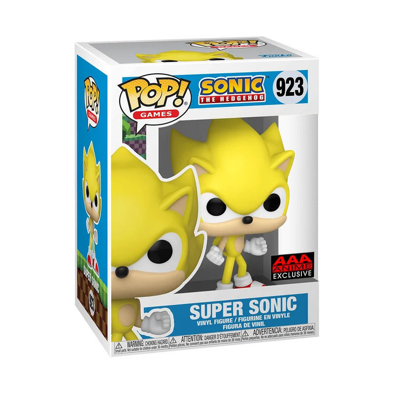 Super Sonic #923 Funko Pop from Sonic The Hedgehog