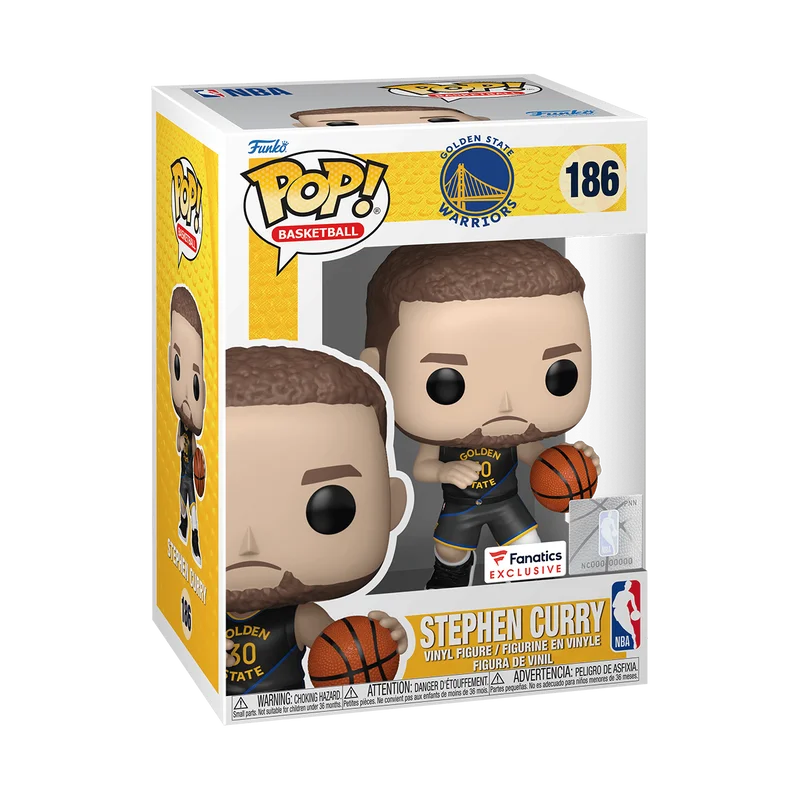 Stephen Curry #186 Funko Pop from Golden State Warriors