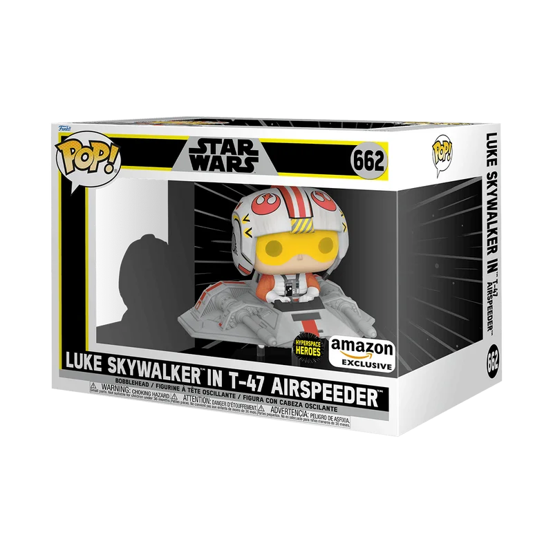 Luke Skywalker in T-47 Airspeeder #662 Funko Pop from Star Wars