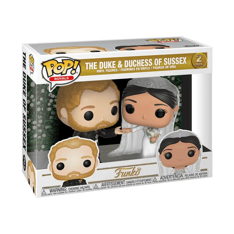 The Duke & Duchess of Sussex #2 PACK Funko Pop from Funko