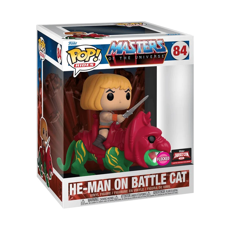 He-Man on Battle Cat #84 Funko Pop from Masters of the Universe