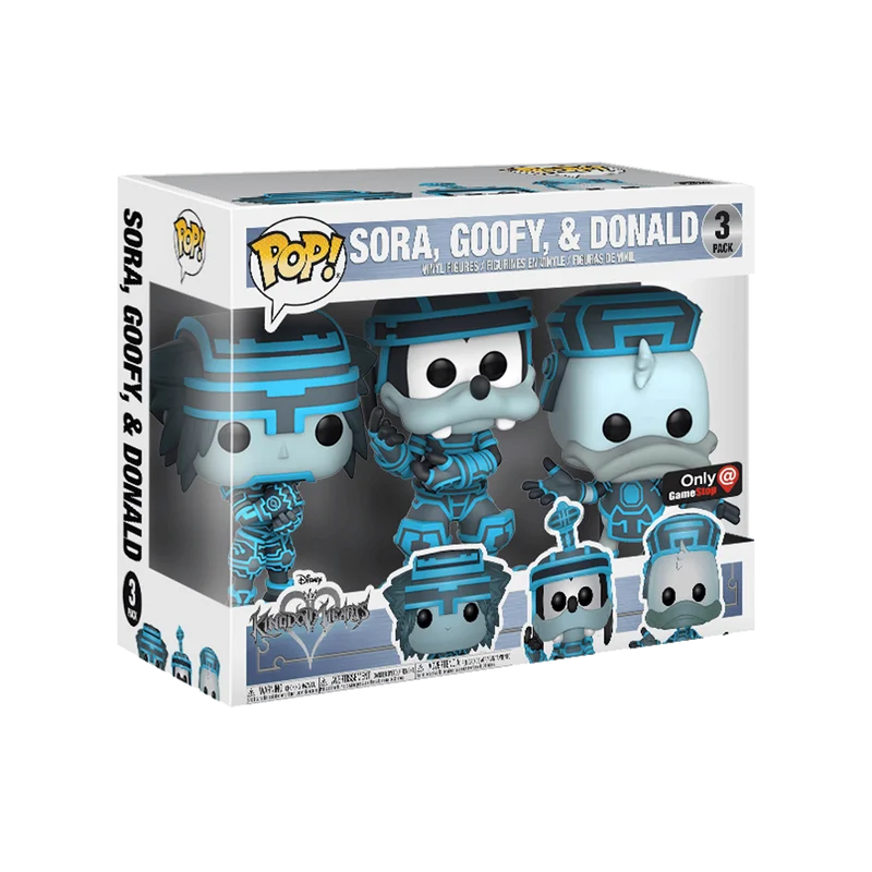 Sora, Goofy, & Donald #3 PACK Funko Pop from Kingdom Hearts