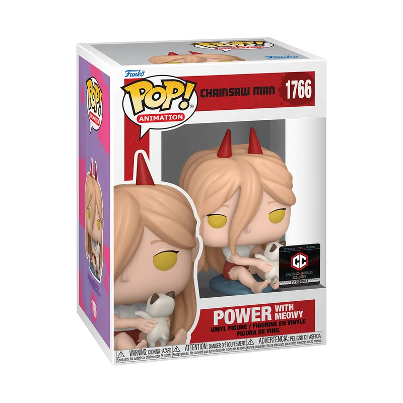 Power with Meowy #1766 Funko Pop from Chainsaw Man
