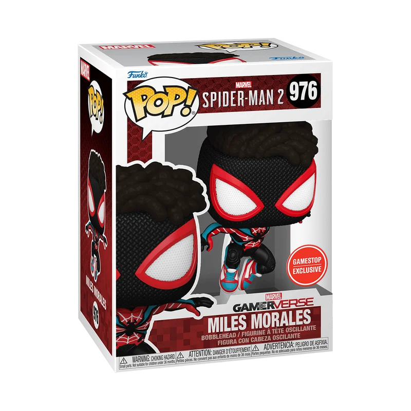 Miles Morales #976 Funko Pop from Spider-Man 2