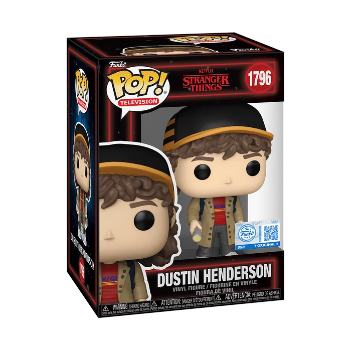Dustin Henderson #1796 Funko Pop from Stranger Things