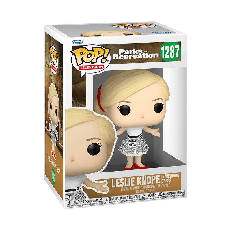 Leslie Knope in Wedding Dress #1287 Funko Pop from Parks and Recreation