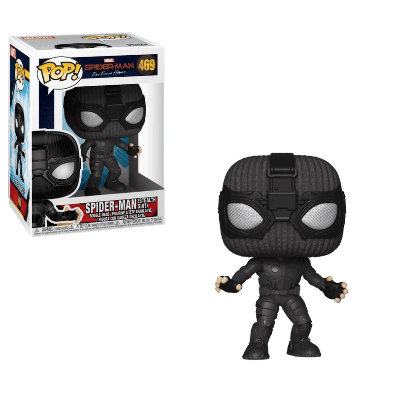 Spider-Man (Stealth Suit) #469 Funko Pop from Spider-Man Far From Home