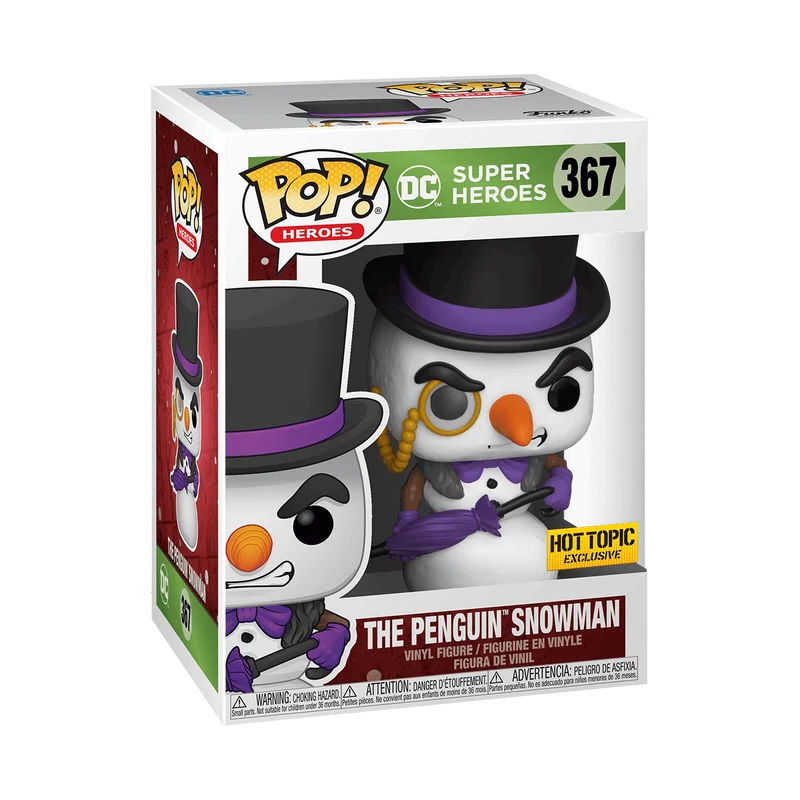 The Penguin Snowman #367 Funko Pop from DC Comics