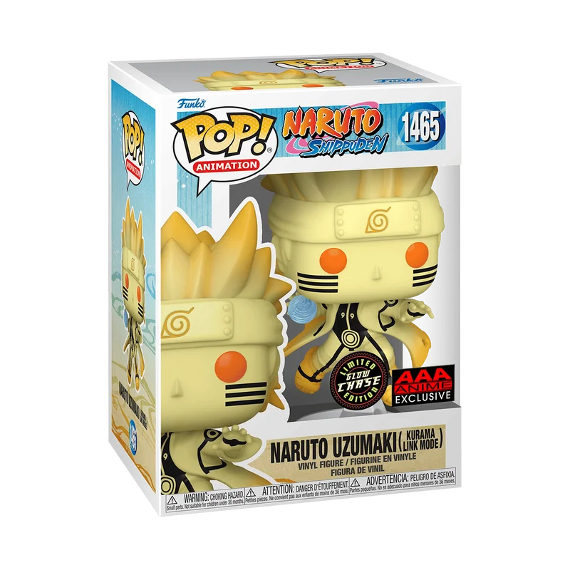 Naruto Uzumaki Kurama Link Mode #1465 Funko Pop from Naruto Shippuden