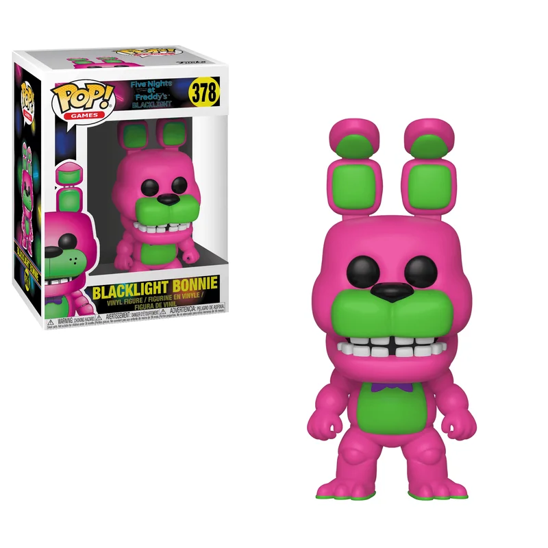 Blacklight Bonnie #378 Funko Pop from Five Nights at Freddy's
