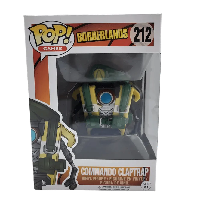 Commando Claptrap #212 Funko Pop from Borderlands