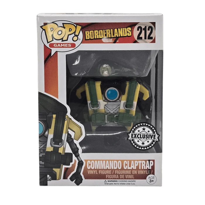 Commando Claptrap #212 Funko Pop from Borderlands