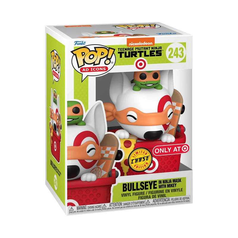 Bullseye in Ninja Mask with Mikey #243 Funko Pop from Teenage Mutant Ninja Turtles
