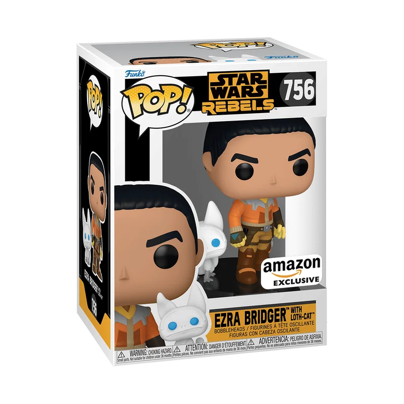 Ezra Bridger with Loth-Cat #756 Funko Pop from Star Wars