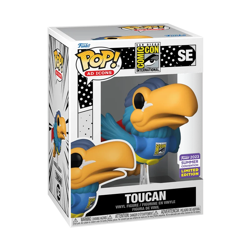 Toucan #SE Funko Pop from San Diego Comic Con