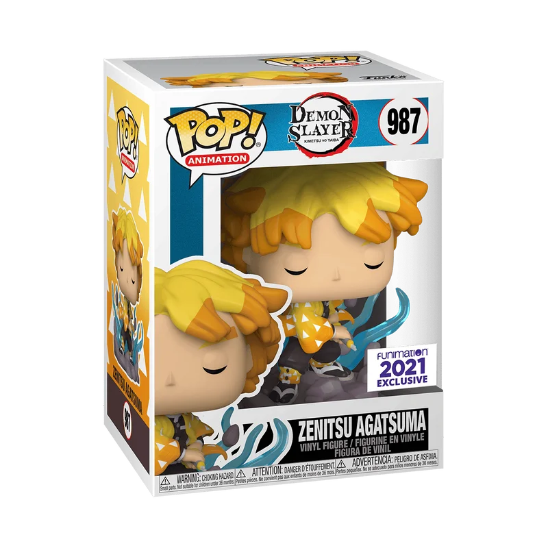 Zenitsu Agatsuma #987 Funko Pop from Demon Slayer