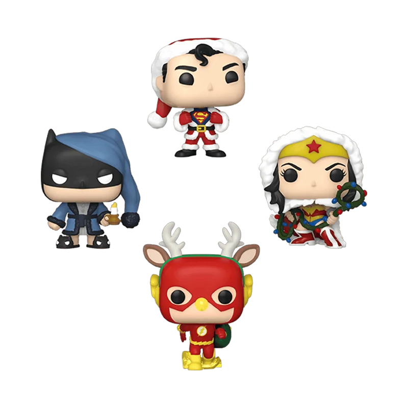 Batman / Superman / The Flash / Wonder Woman #4 PACK Funko Pop from DC Comics