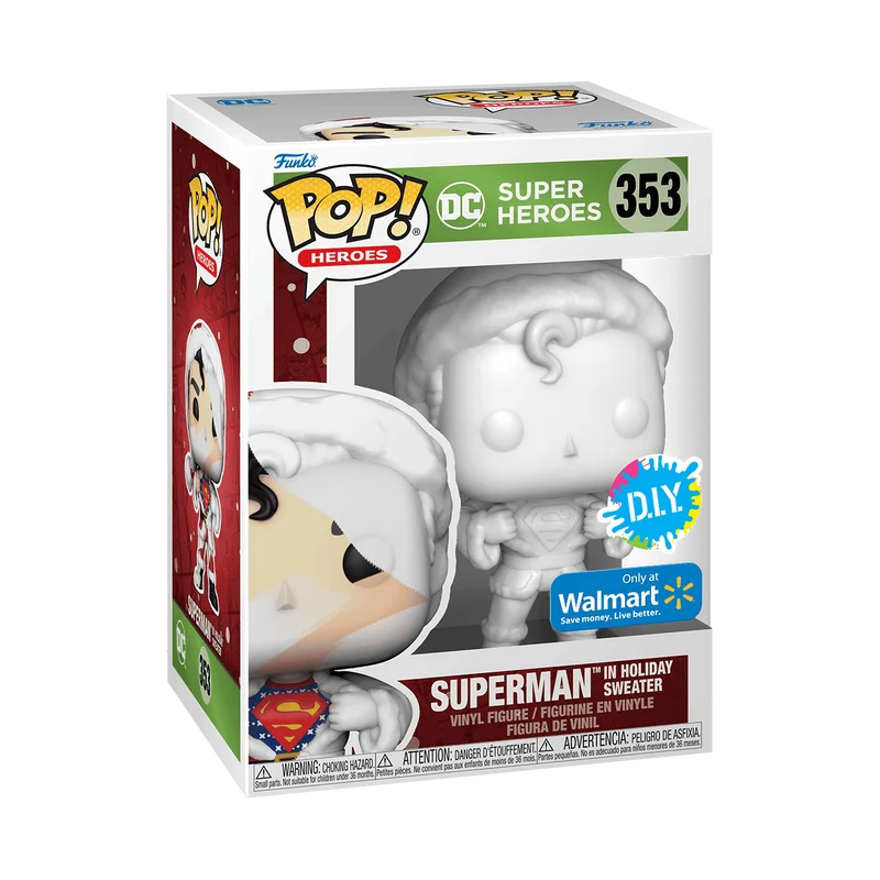 Superman in Holiday Sweater #353 Funko Pop from DC Super Heroes